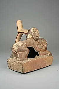 Stirrup Spout Bottle with Couple