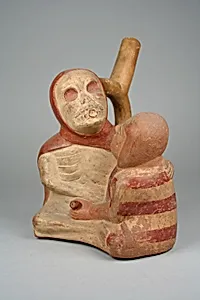 Stirrup Spout Bottle with Couple