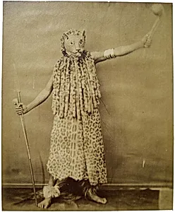 Zulu in Leopard Costume