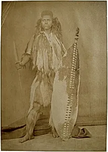 Zulu Warrior with Ox-hide Shield