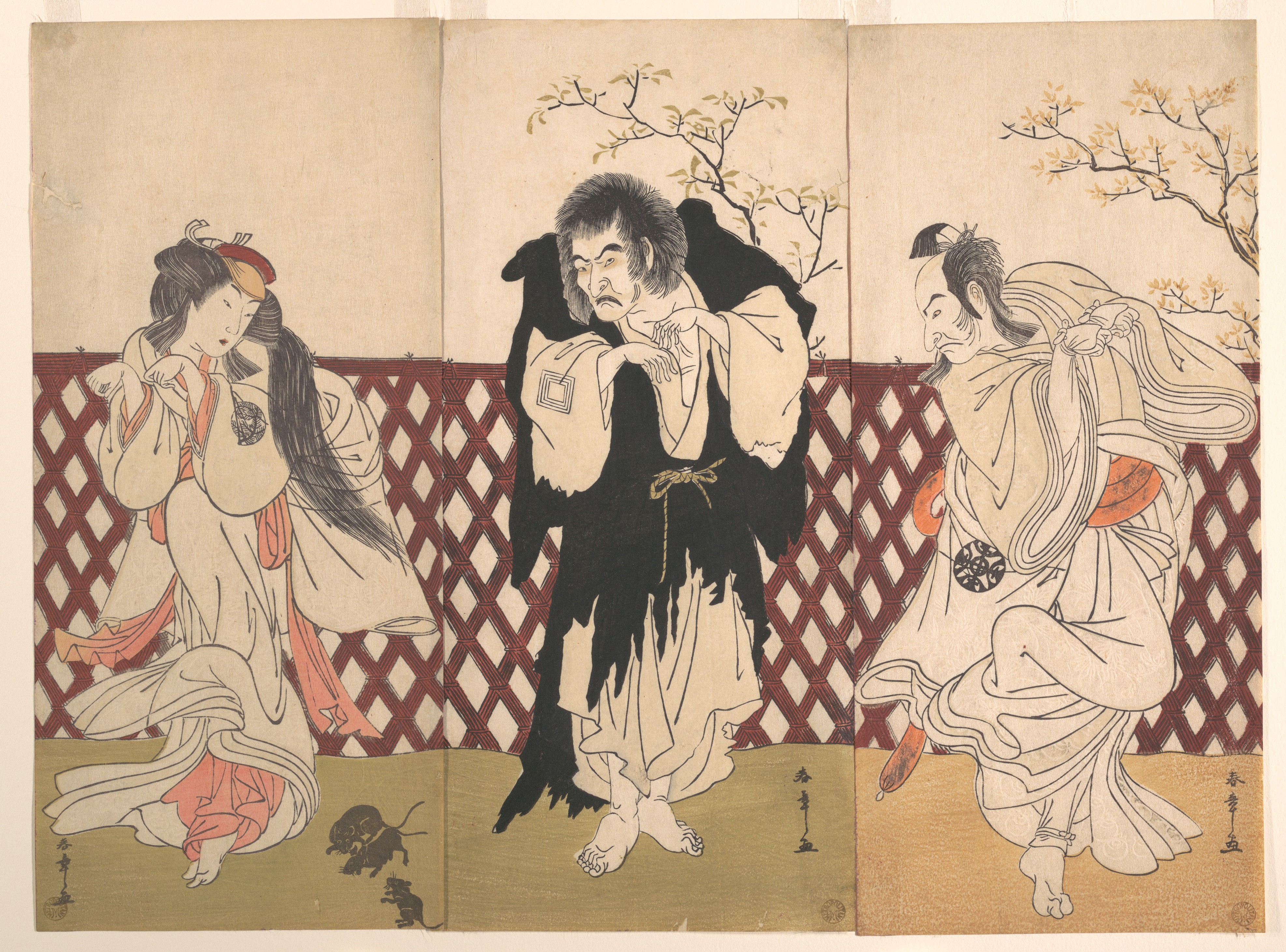 歌川芳虎画 『五箇国人物 呑飥之図』|People of the Five Nations