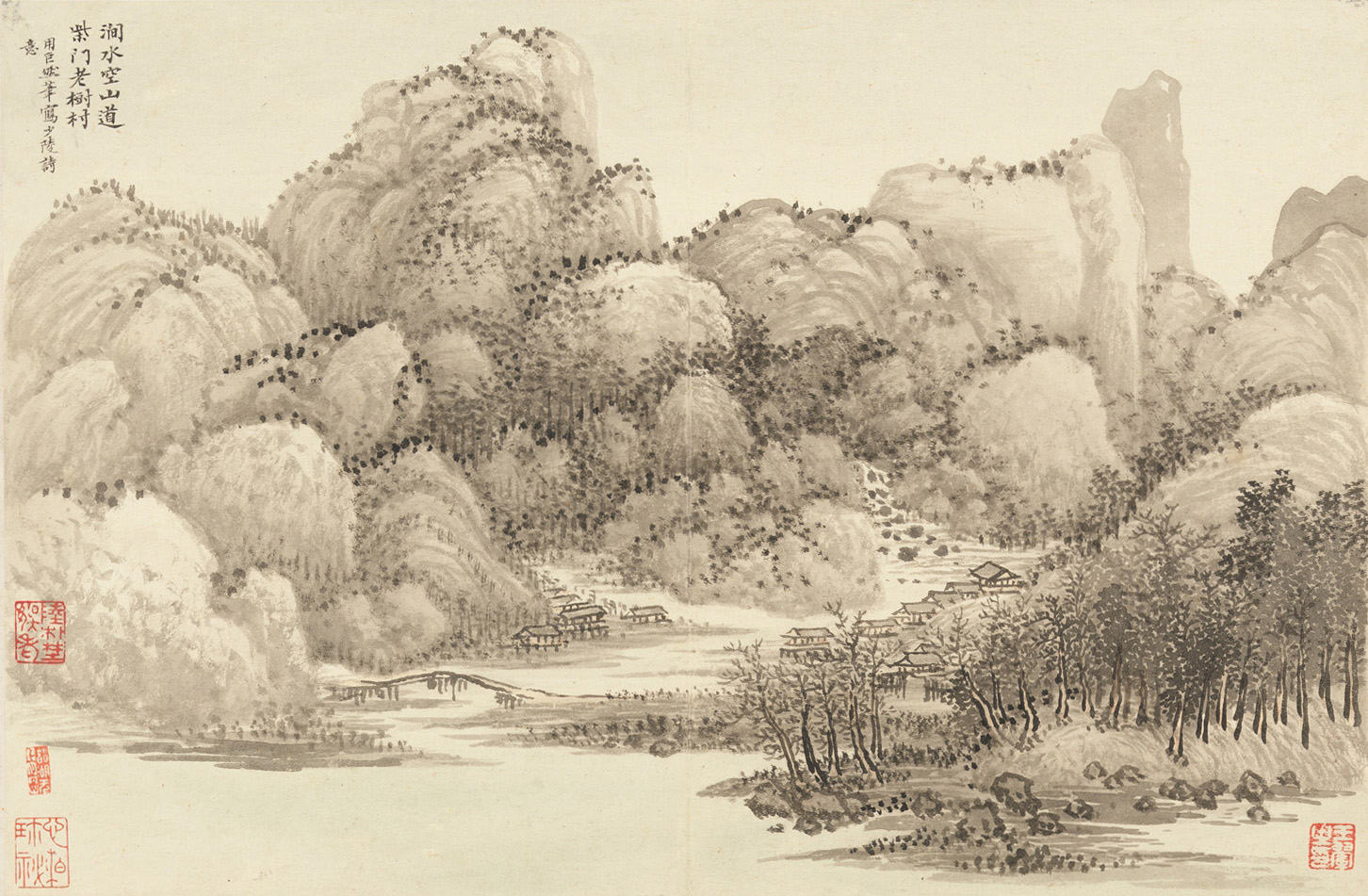 清王翬、王時敏仿古山水圖冊|Landscapes after old masters - Wang Hui,