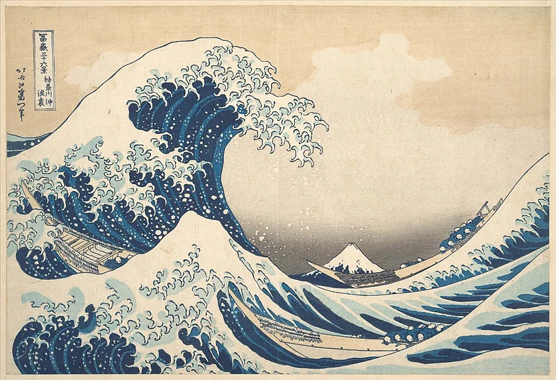 Under the Wave off Kanagawa (c. 1830) by Katsushika Hokusai Ukiyo-e — Under the Wave off Kanagawa (c. 1830) by Katsushika Hokusai