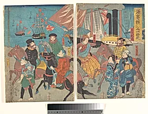 港崎横浜一覧|A Glance at Miyosaki, Yokohama by Utagawa Yoshimori