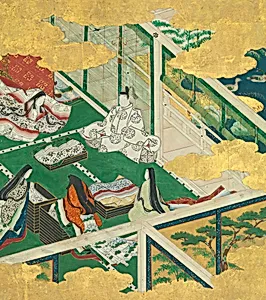 源氏物語画帖「玉鬘」|“A Lovely Garland” (Tamakazura), from The Tale of Genji
