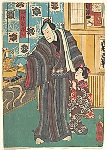 相模屋亭主|Actor as Master of Sagamiya (Sagamiya teishu) by Utagawa Kunisada