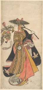 Actor Sanogawa Ichimatsu (1722–1763) as a Courtesan during the Tanabata Festival
