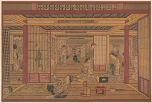 An Interior View in the Yoshiwara