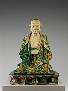 遼 三彩羅漢像|Arhat (Luohan)