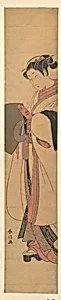 A Girl as a Komuso by Suzuki Harunobu