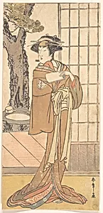 The Actor Segawa Kikunojo Third as an Oiran by Katsukawa Shunshō　勝川春章