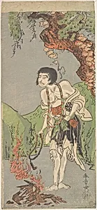 The First Nakamura Nakazo in the Role of Raigo Ajari, a Buddhist Monk by Katsukawa Shunshō　勝川春章