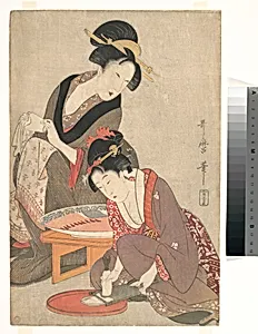 Women Preparing Sashimi by Kitagawa Utamaro