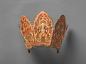 Ritual Crown with the Five Transcendent Buddhas