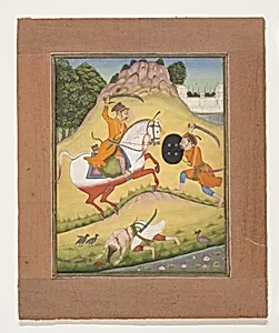 Nata Ragina: Folio from a ragamala series (Garland of Musical Modes) by Mohamed