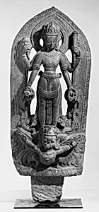Stele with Vishnu on Garuda
