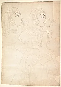 Singer and Sarinda Player by Sahib Ram