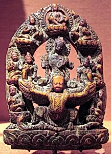 Vishnu on Garuda by Unknown Artist