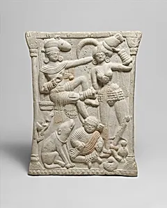Plaque with a Royal Family