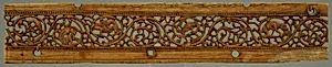 Foliated Scrolls Inhabited by Birds and Monkeys