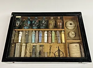 Vial of plum pigment