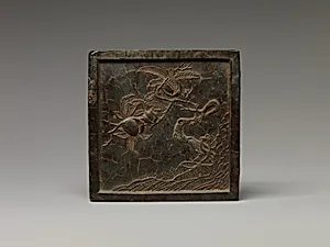 Ink Tablet with Peach Tree