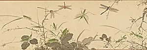 Insects and Grasses by Yamamoto Baiitsu