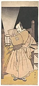 Ichikawa Danzo IV in the Role of a Samurai by Katsukawa Shunshō　勝川春章