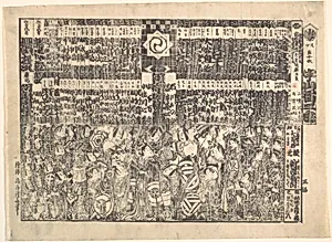 Program for Kawarazaki Theater by Torii Kiyonaga