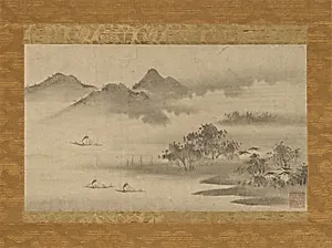 Landscape by Sōami