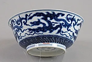 Bowl with chi dragons