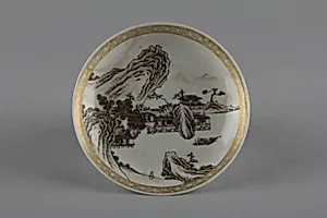 Dish with flowers