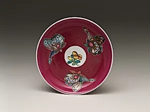 Saucer with Butterflies