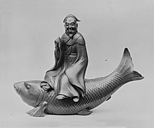 Censer in form of Kinko Sitting on a Carp