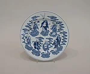 Plate with the Eight Immortals