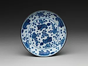 Dish with Lion-Dogs