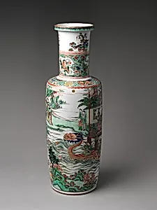 Vase with Scene from the Dragon Boat Festival