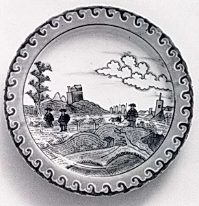 Plate with Dutch Landscape