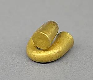 Ear Ornament in Twisted Shape by Unknown Artist