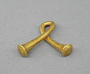 Ear Ornament in Twisted Shape by Unknown Artist