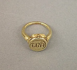 Ring with Circular Bezel with "Java Kuno" Inscription by Unknown Artist