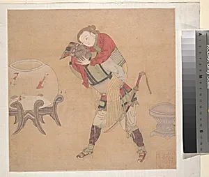 Tartar Officer Carrying Blond Lady by Unidentified artist