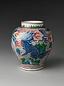 Jar with Mythical Qilin