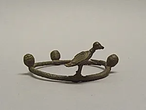Anklet with a Bird and Balls