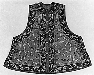 Woman's Sleeveless Jacket with Butterflies