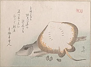 Stingray and Gurnard by Ryūryūkyo Shinsai