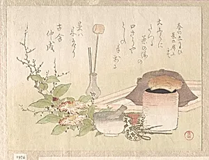 Set of Utensils for the Tea Ceremony by Kubo Shunman 窪俊満