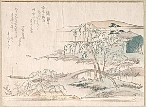 Landscape with Willow Trees by Ryūryūkyo Shinsai