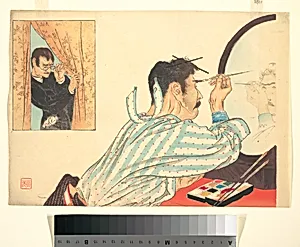 Print by Tomioka Eisen