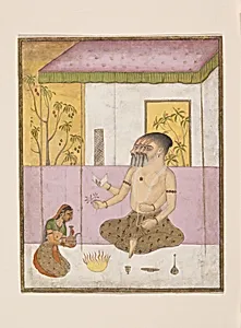 Khambhavati Ragini: Folio from a ragamala series (Garland of Musical Modes) by Unknown Artist